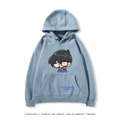 名偵探柯南 秋冬新款 親子情侶裝連帽衛衣