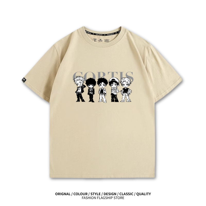 CORTIS 2025新款 親子情侶男女印花短袖T恤