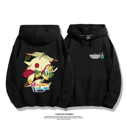 寶可夢傳說 Z-A 2025秋冬新款 親子情侶男女連帽衛衣