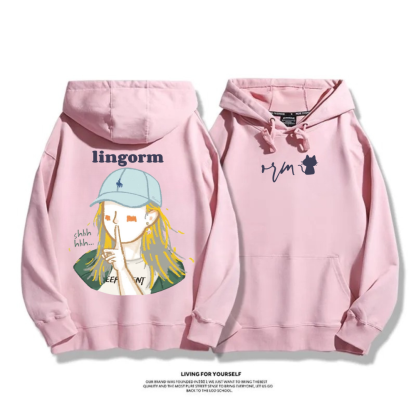 LINGORM 2025秋冬新款 親子情侶男女連帽衛衣