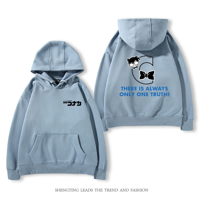 名偵探柯南 2025秋冬新款 親子情侶裝連帽衛衣