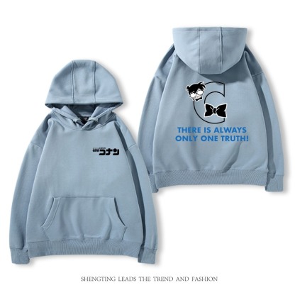 名偵探柯南 2025秋冬新款 親子情侶裝連帽衛衣