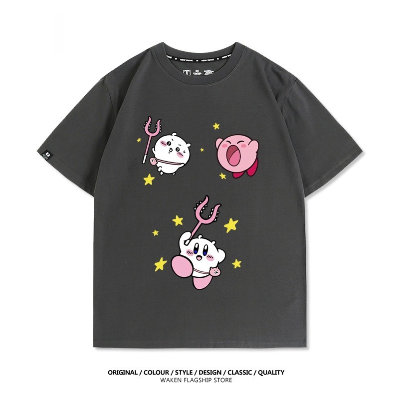 Chiikawa 2025親子情侶男女同款 印花短袖T恤