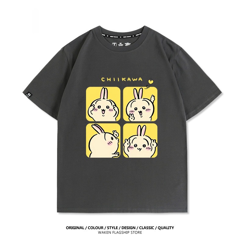 Chiikawa 2025親子情侶男女同款 印花短袖T恤