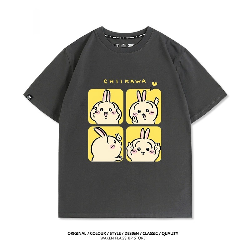 Chiikawa 2025親子情侶男女同款 印花短袖T恤