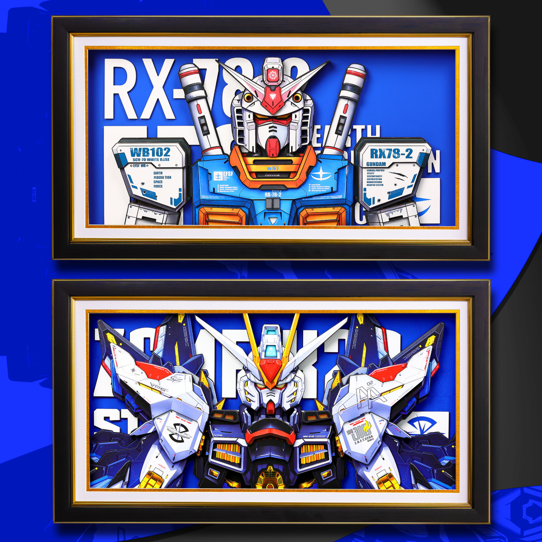 機動戰士鋼彈 3D立體畫-ZUIHANG SHOP