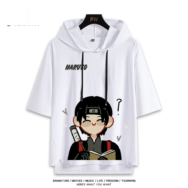 火影忍者 連帽短袖T恤