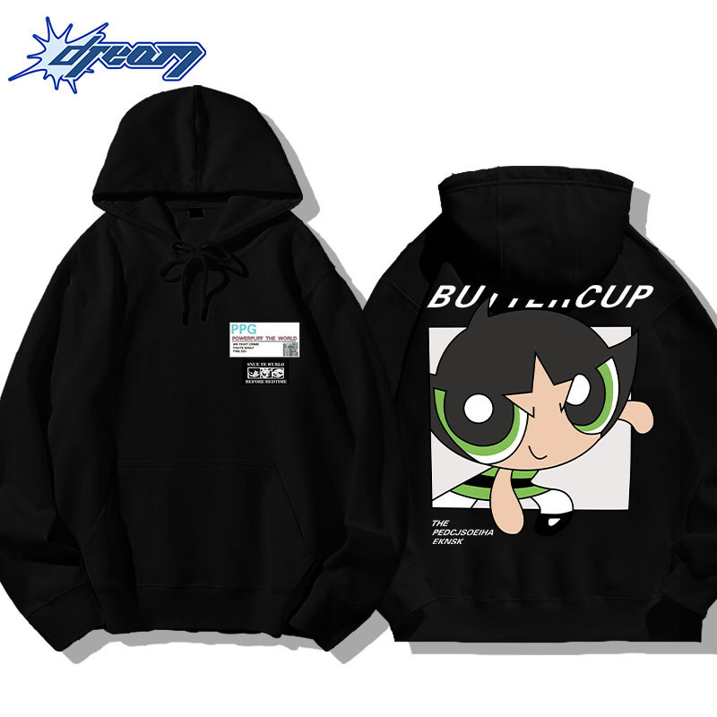 飛天小女警新款 親子情侶男女款連帽衛衣-ZUIHANG SHOP