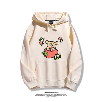 線條小狗新款 親子情侶男女款連帽衛衣-ZUIHANG SHOP