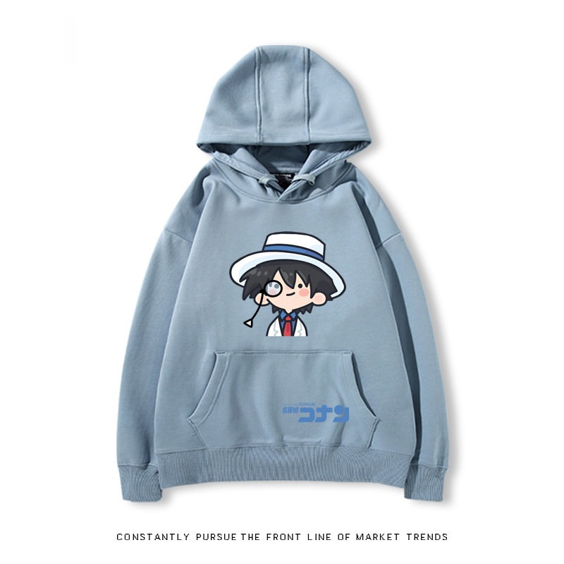 名偵探柯南 秋冬新款 親子情侶裝連帽衛衣