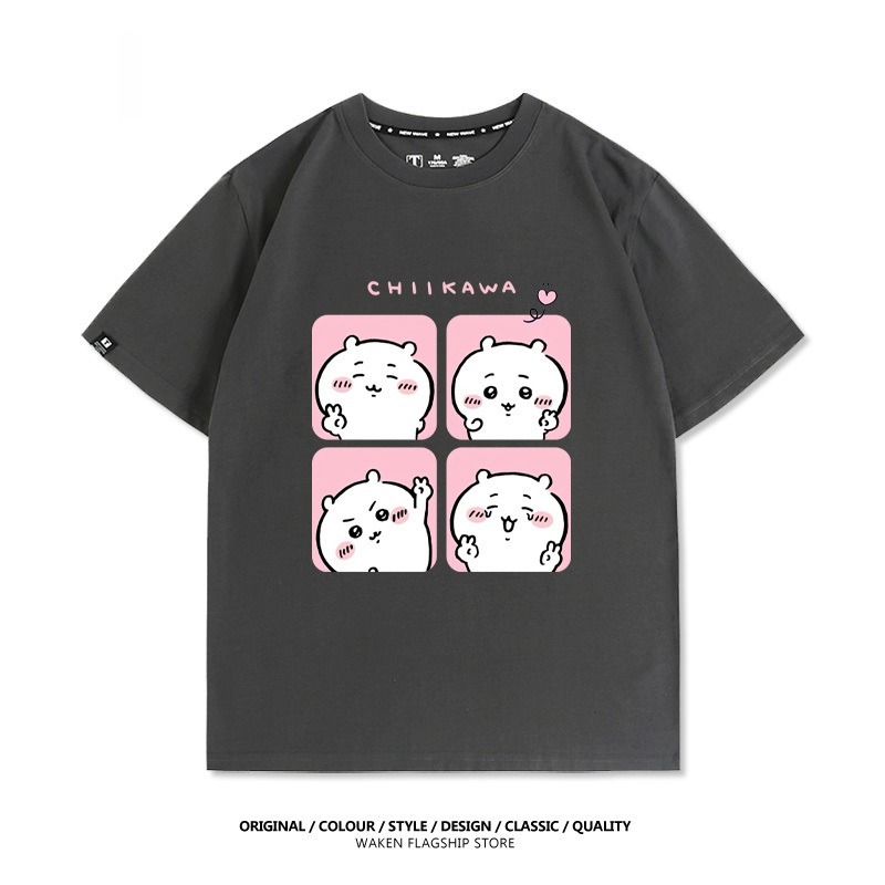 Chiikawa 2025親子情侶男女同款 印花短袖T恤