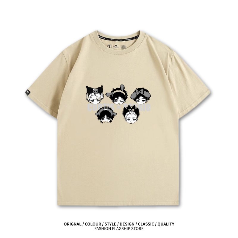 CORTIS 2025新款 親子情侶男女印花短袖T恤