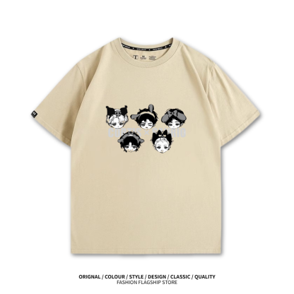 CORTIS 2025新款 親子情侶男女印花短袖T恤