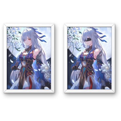 崩壞:星穹鐵道3D動漫立體畫海報 - 3D漸層與立體效果