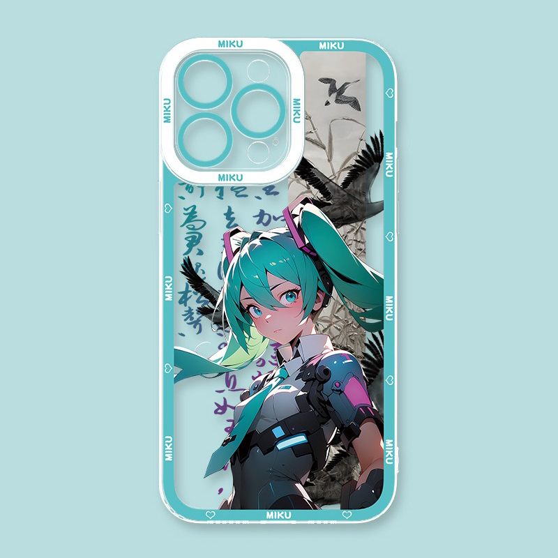 初音未來天使眼透明防摔軟殼