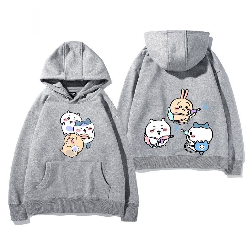 Chiikawa 2025秋冬新款 親子情侶男女連帽衛衣