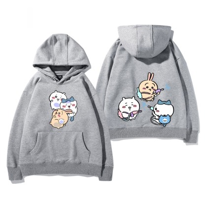 Chiikawa 2025秋冬新款 親子情侶男女連帽衛衣