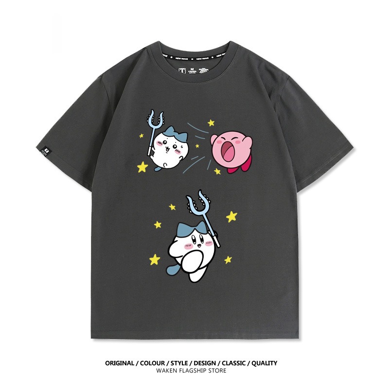 Chiikawa 2025親子情侶男女同款 印花短袖T恤