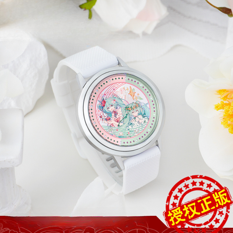 初音未來 鏡遇春的協奏曲LED觸屏手錶-ZUIHANG SHOP
