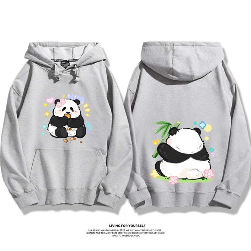 花花果賴熊貓新款 親子情侶男女款連帽衛衣-ZUIHANG SHOP