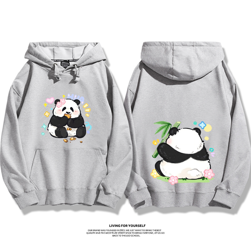 花花果賴熊貓新款 親子情侶男女款連帽衛衣-ZUIHANG SHOP