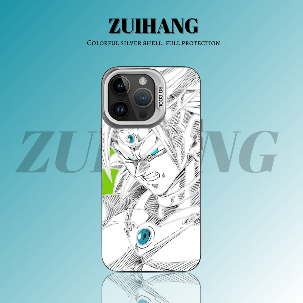 七龍珠彩銀線條漸變防摔手機殼-ZUIHANG SHOP