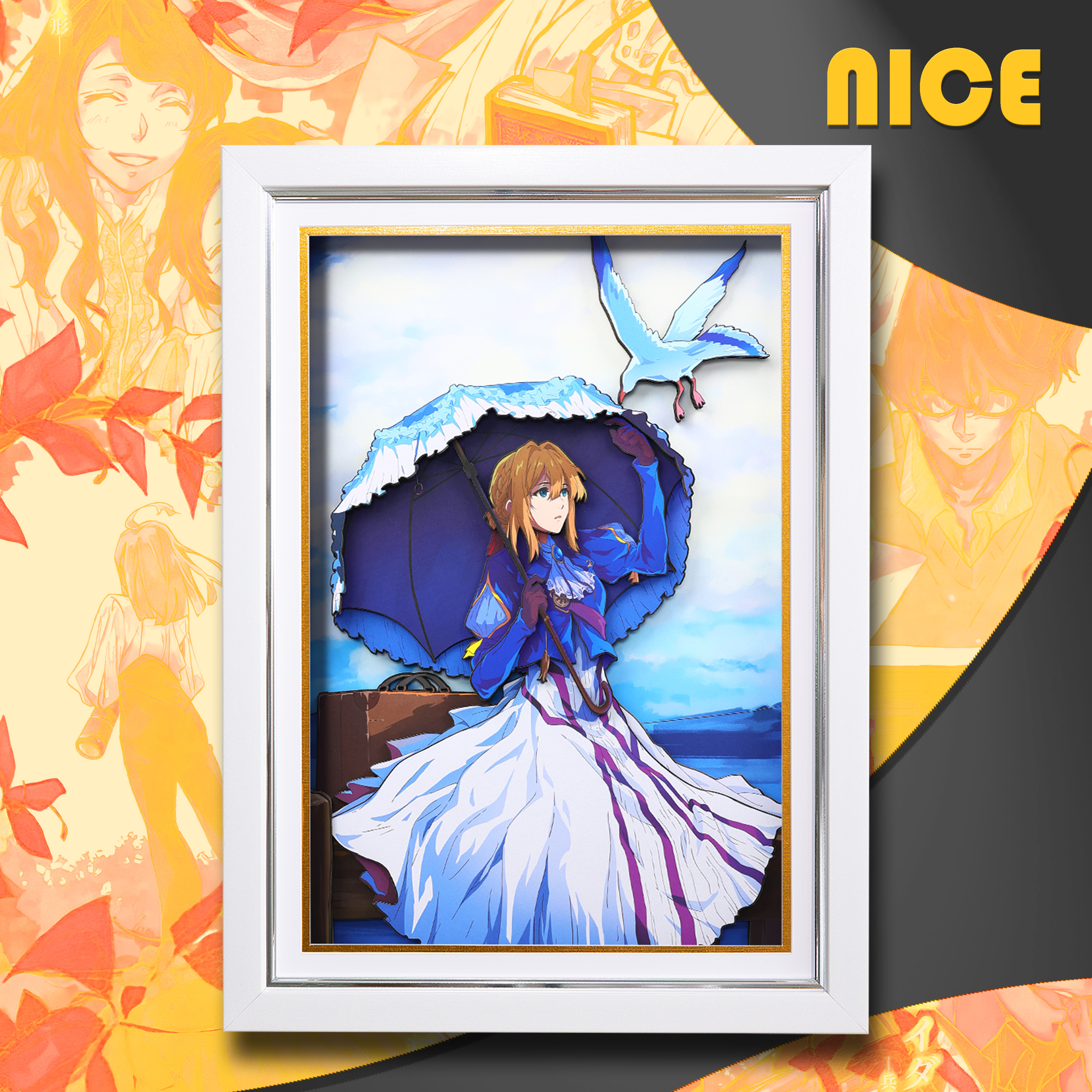 紫羅蘭永恆花園 3D立體畫-ZUIHANG SHOP