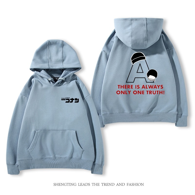 名偵探柯南 2025秋冬新款 親子情侶裝連帽衛衣