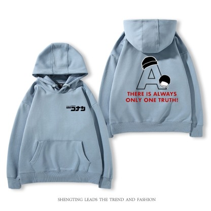 名偵探柯南 2025秋冬新款 親子情侶裝連帽衛衣