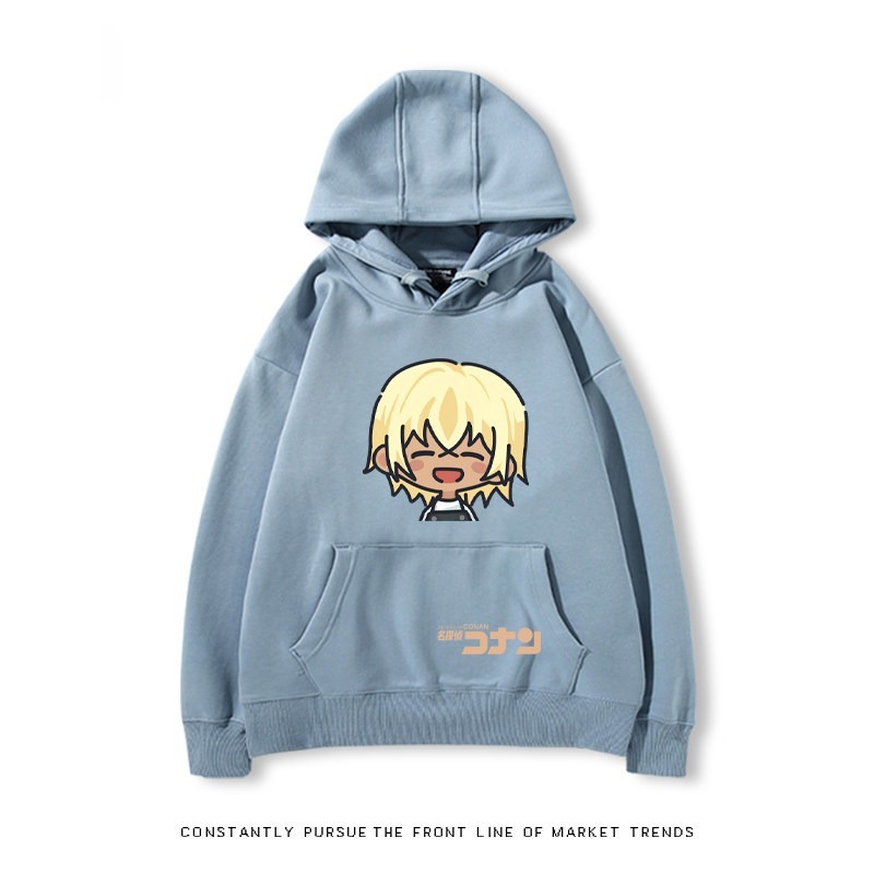 名偵探柯南 秋冬新款 親子情侶裝連帽衛衣