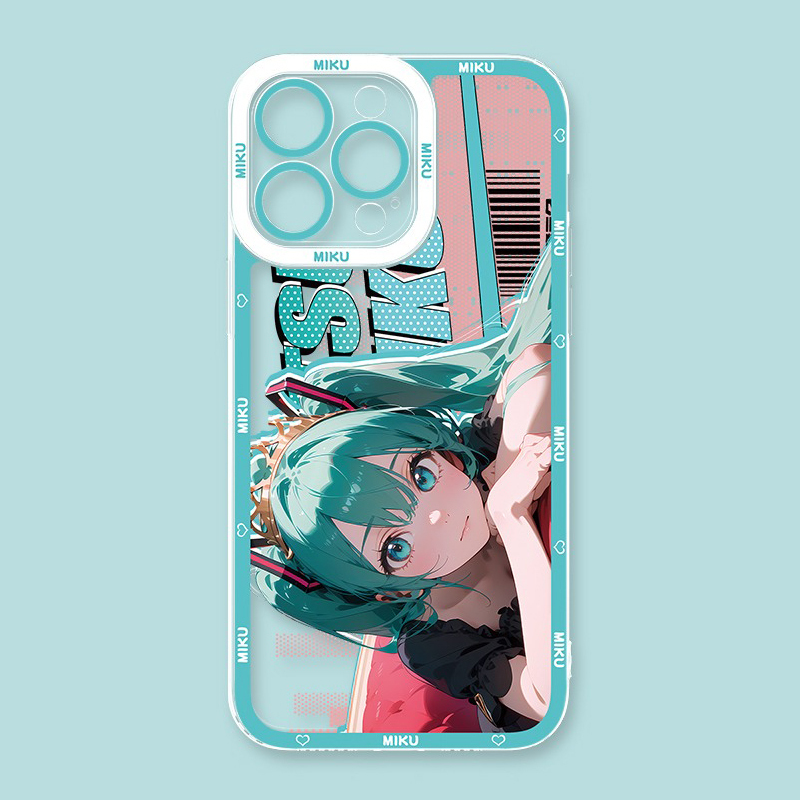 初音未來天使眼透明防摔軟殼