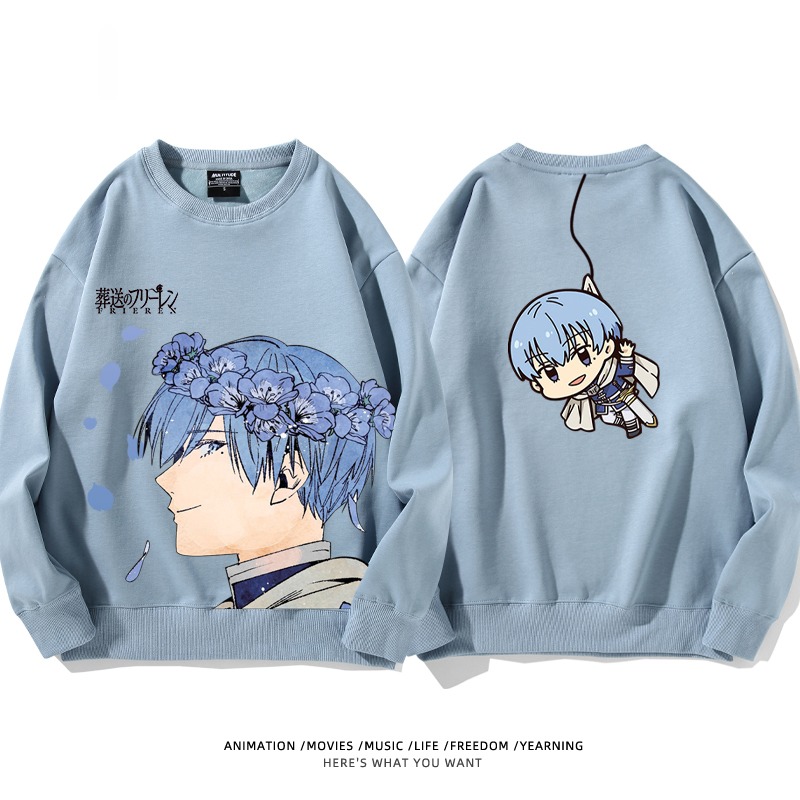 葬送的芙莉蓮 秋冬新款 親子情侶裝圓領長袖