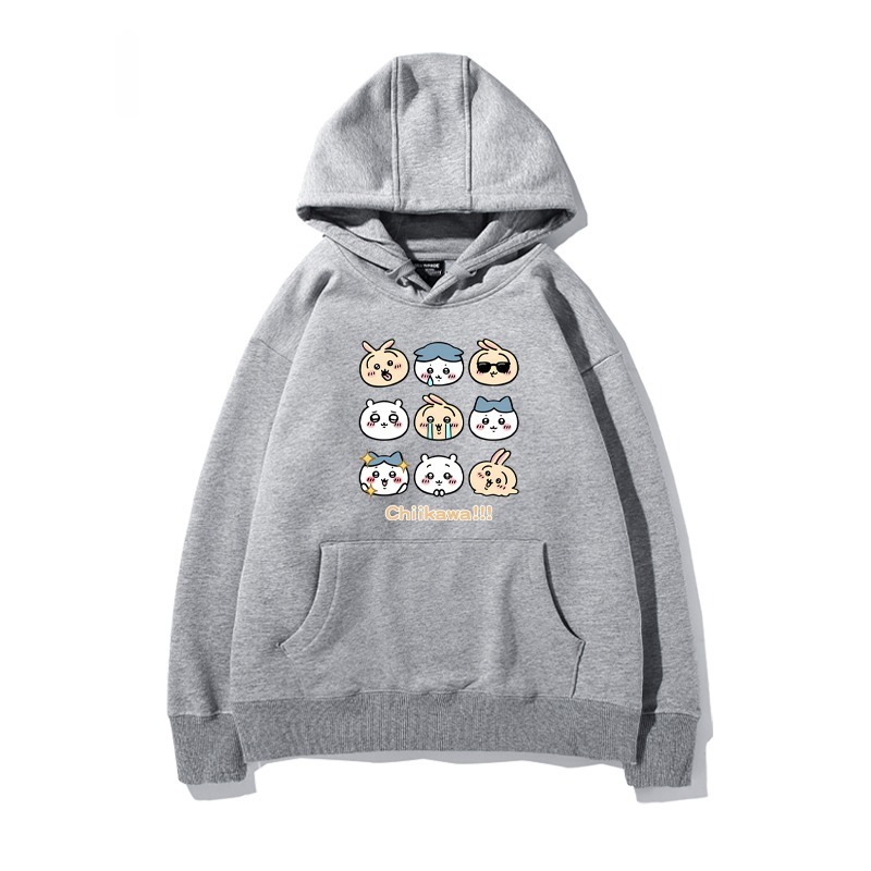 Chiikawa 2025秋冬新款 親子情侶男女連帽衛衣