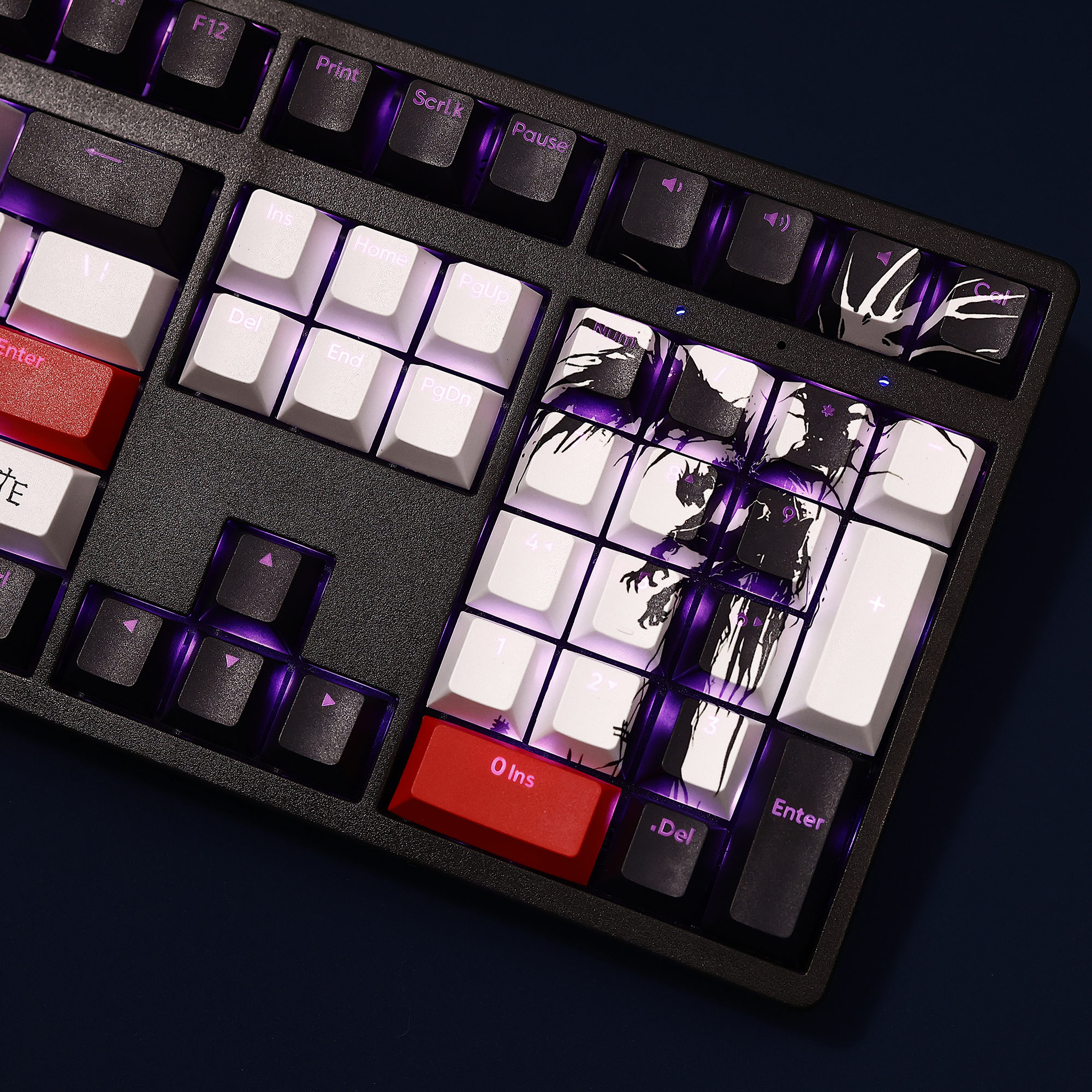 死亡筆記Death Note透光RGB108鍵標準配列衛星軸鍵帽-ZUIHANG SHOP