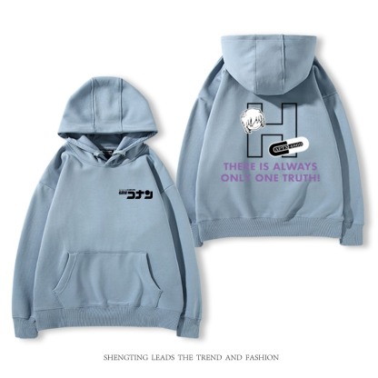 名偵探柯南 2025秋冬新款 親子情侶裝連帽衛衣