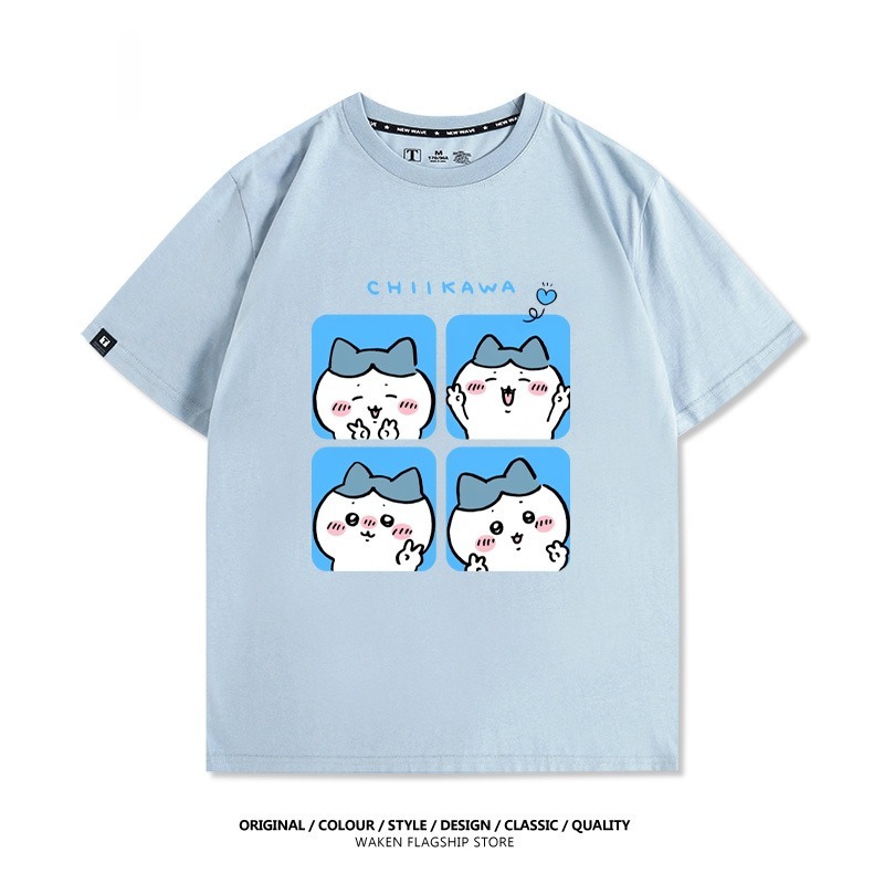 Chiikawa 2025親子情侶男女同款 印花短袖T恤