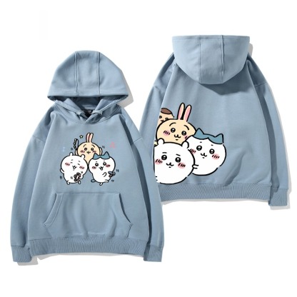 Chiikawa 2025秋冬新款 親子情侶男女連帽衛衣