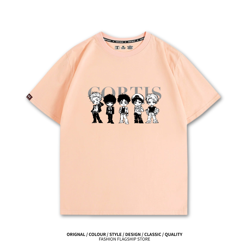 CORTIS 2025新款 親子情侶男女印花短袖T恤