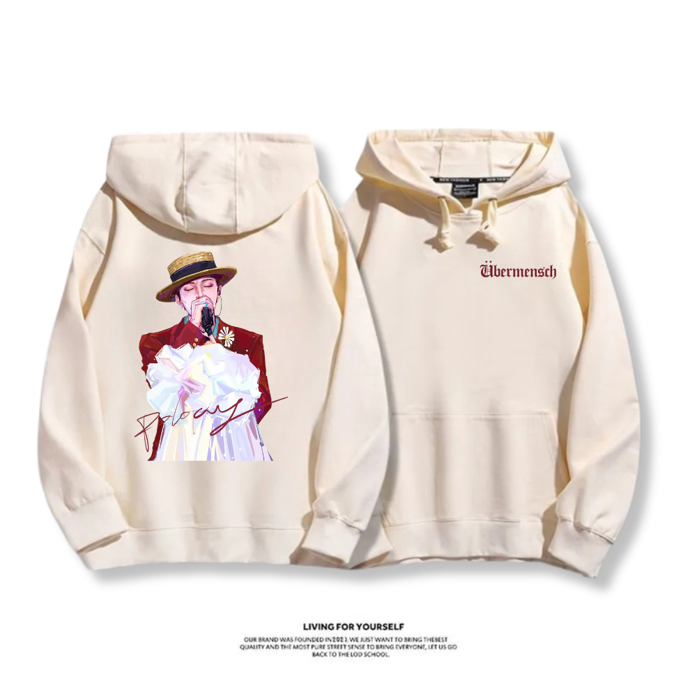 GD權志龍 2025秋冬新款 親子情侶男女連帽衛衣