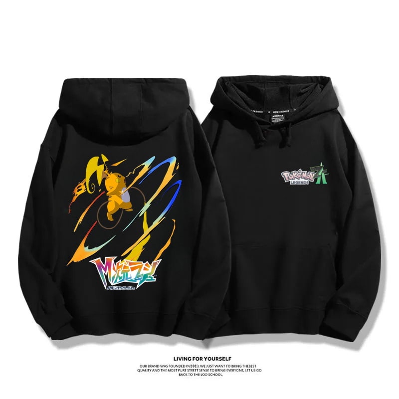 寶可夢傳說 Z-A 2025秋冬新款 親子情侶男女連帽衛衣