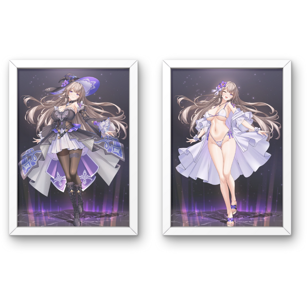 崩壞:星穹鐵道3D動漫立體畫海報 - 3D漸層與立體效果