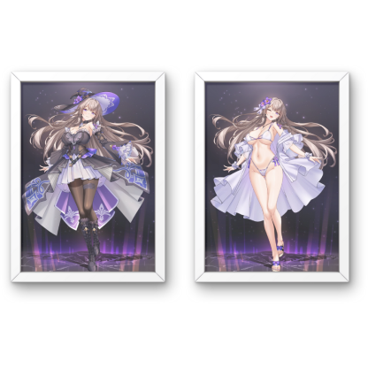 崩壞:星穹鐵道3D動漫立體畫海報 - 3D漸層與立體效果