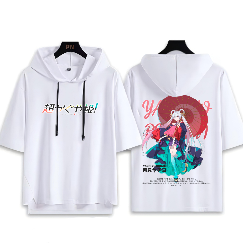 超時空輝耀姬 連帽短袖T恤