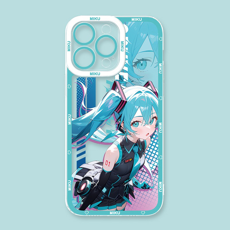 初音未來天使眼透明防摔軟殼