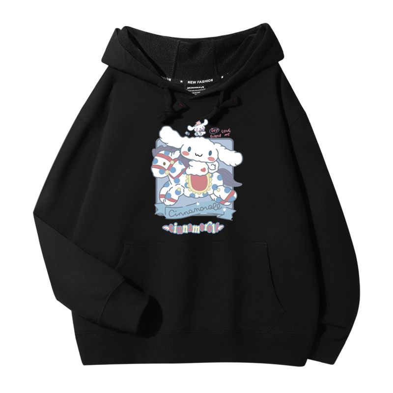 大耳狗新款 親子情侶男女款連帽衛衣