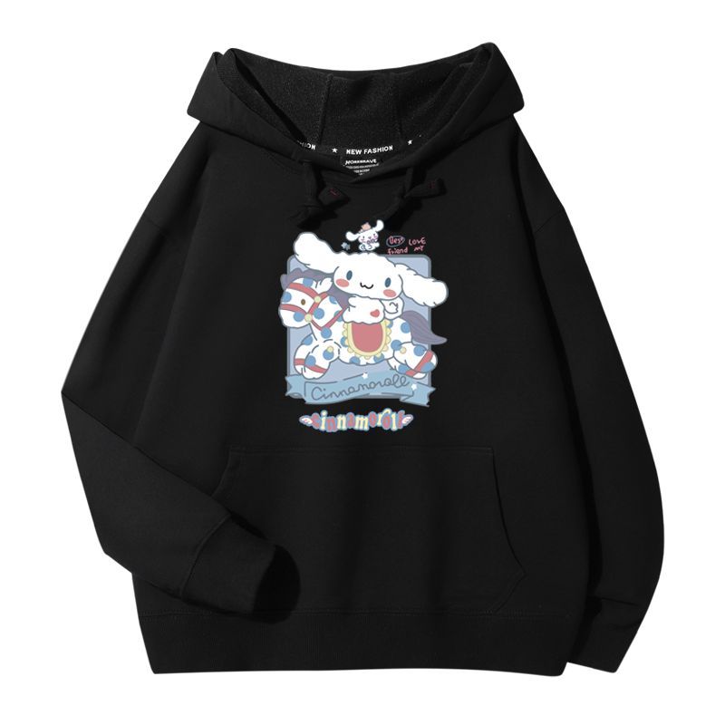 大耳狗新款 親子情侶男女款連帽衛衣