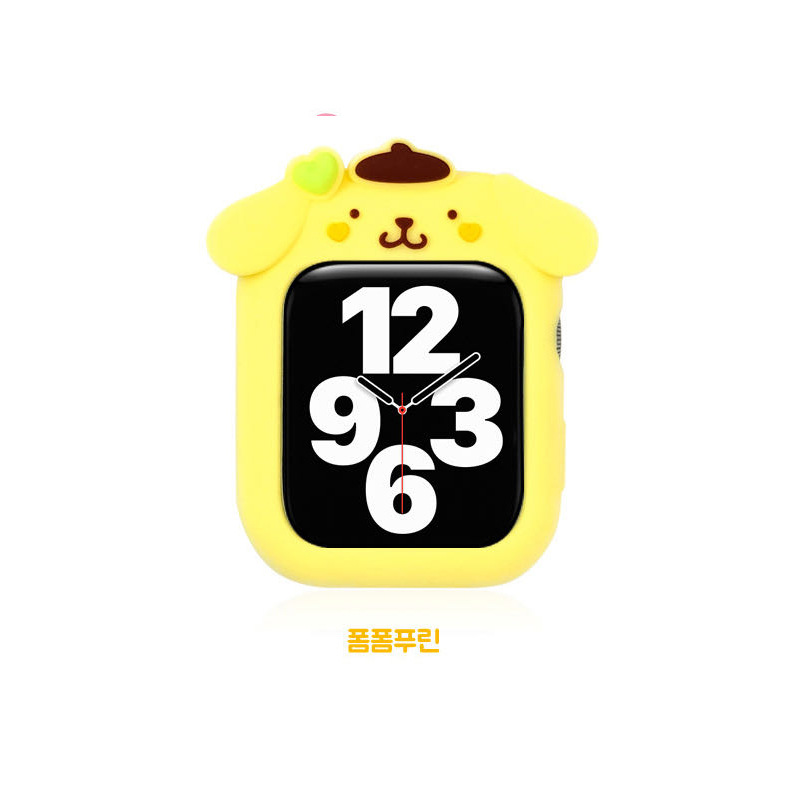 三麗鷗適用iwatch蘋果手錶硅膠保護套applewatch6代7/SE/5/4/3/2