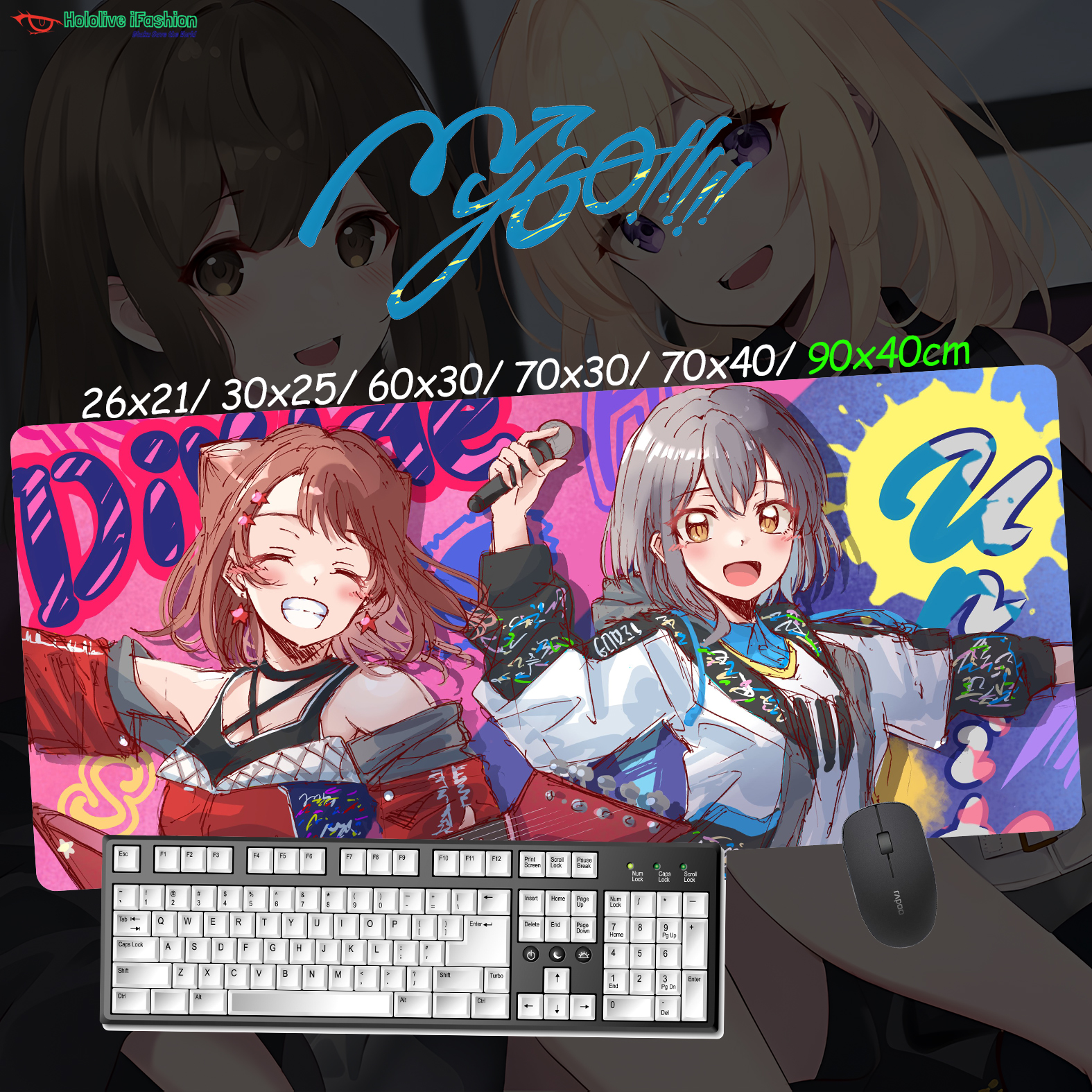 BanG Dream! It's MyGO!!!!! 超大鎖邊主題桌墊 布質滑鼠墊