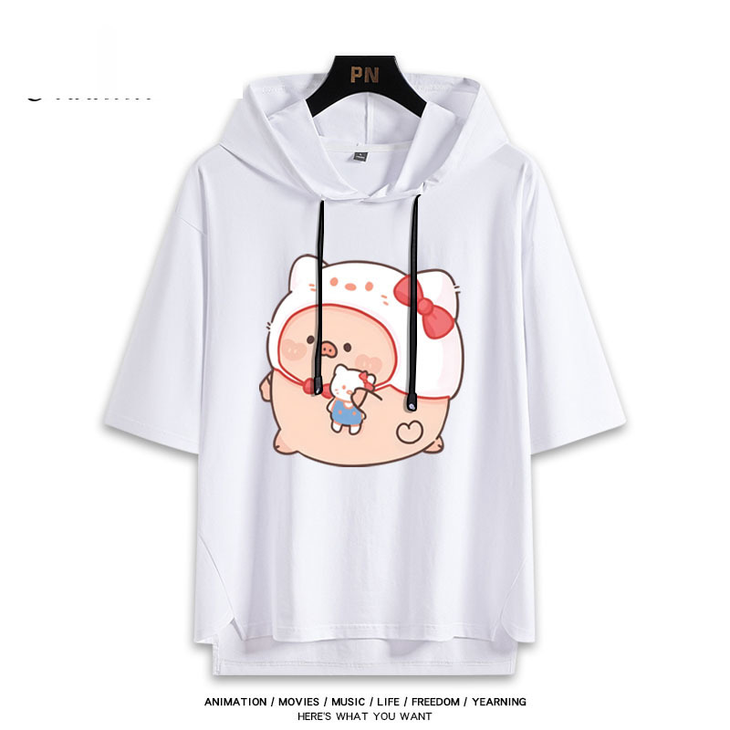 LULU豬聯名三麗鷗 連帽短袖T恤-ZUIHANG SHOP