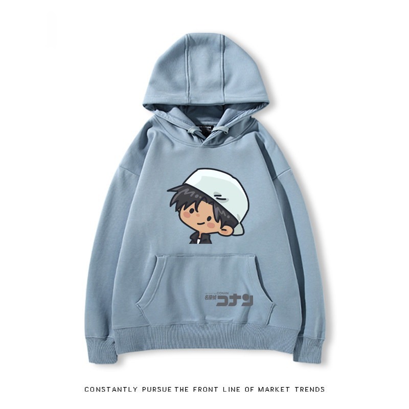 名偵探柯南 秋冬新款 親子情侶裝連帽衛衣